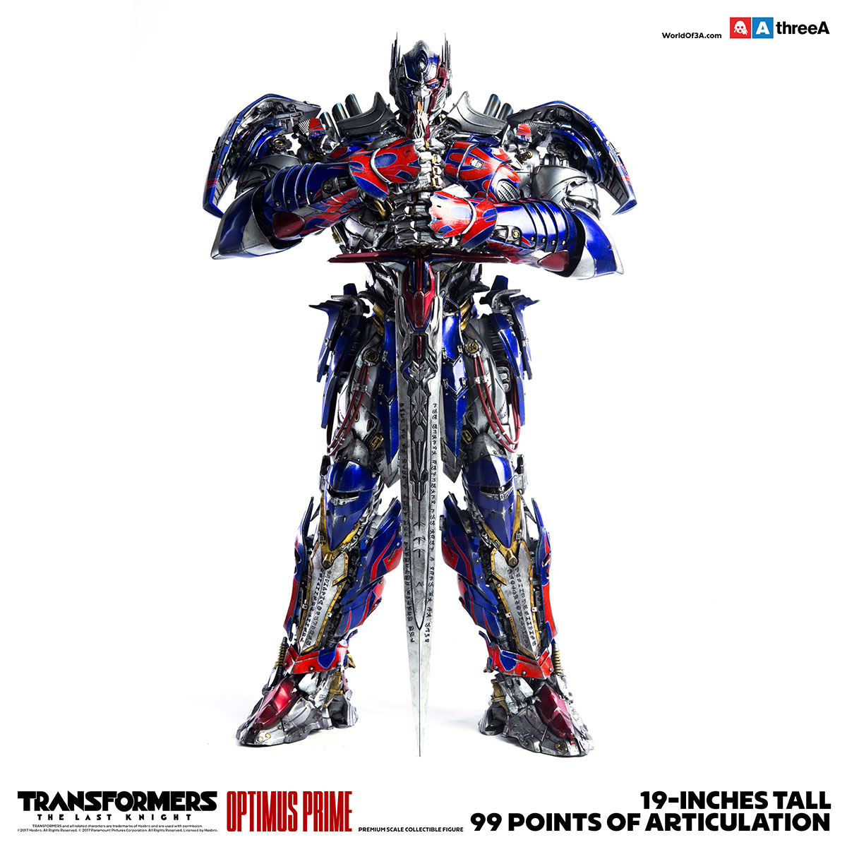 transformers in the last knight list