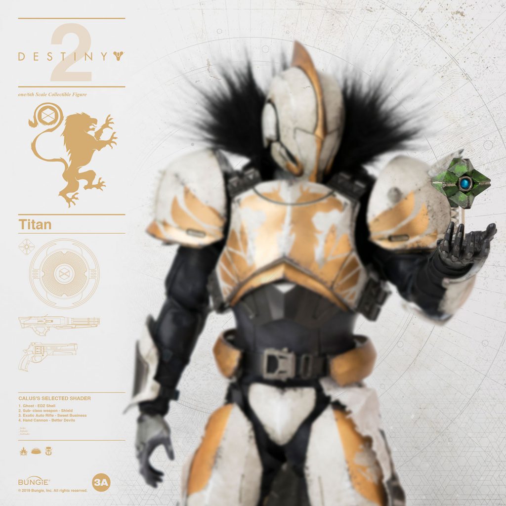 DESTINY 2 TITAN CALUS’S SELECTED SHADER – threezero store