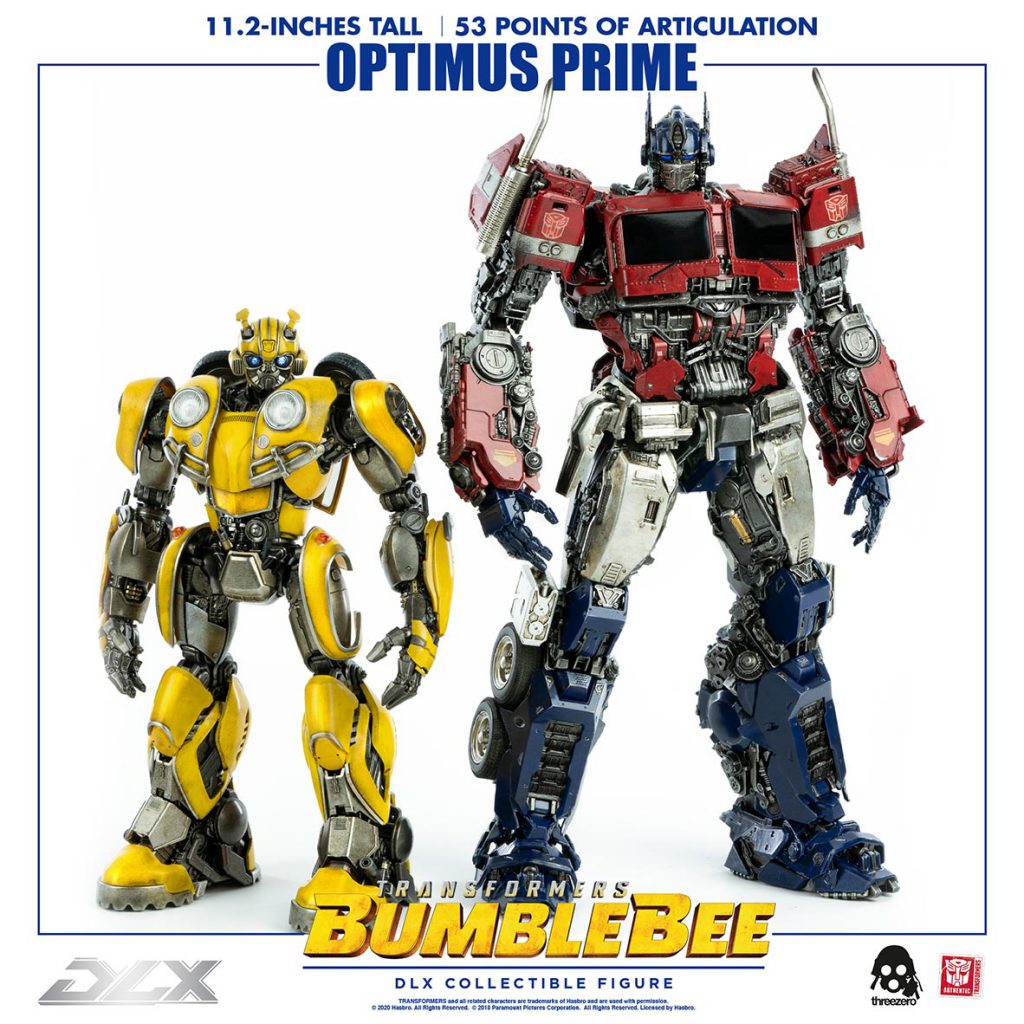 Transformers BumblebeeDLX Optimus Prime – Threezero Store