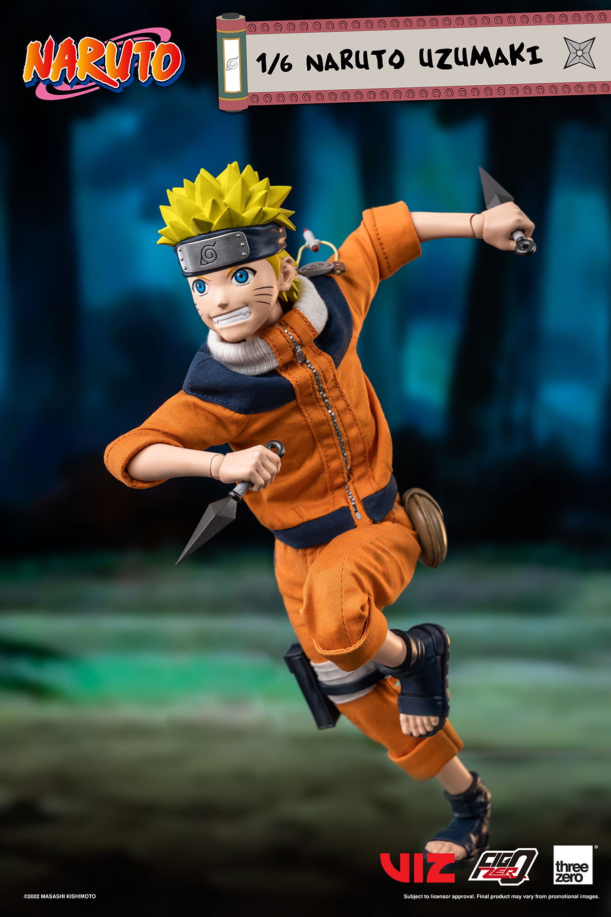 Naruto Uzumaki FigZero 1:6 Scale Figure, Naruto: Shippuden, action figure  naruto 