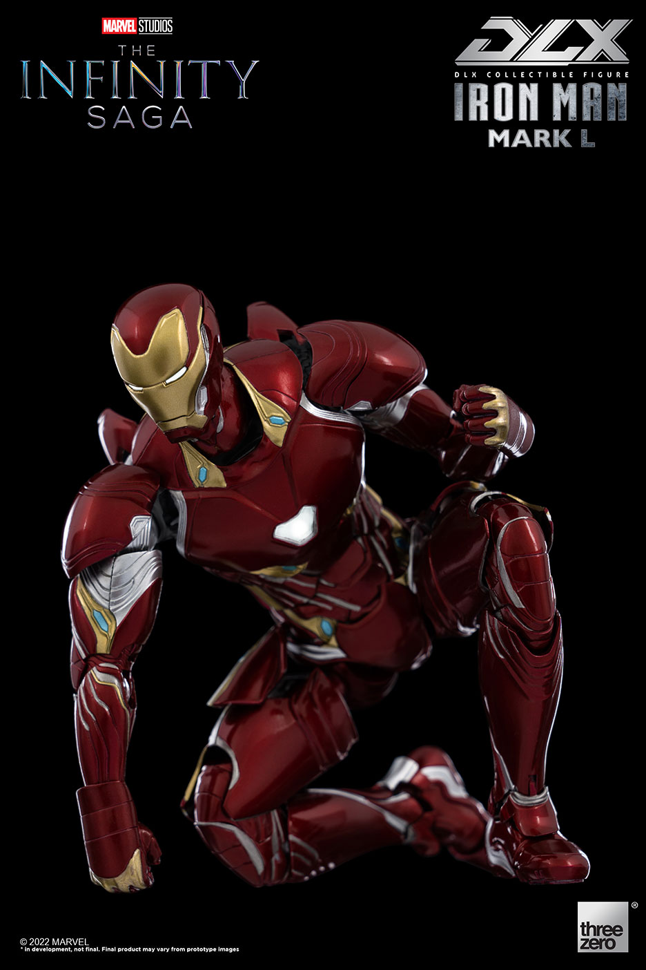 Figurine 1/12 DLX Iron Man Mark 3 - Threezero - Infinity Saga - FunkyShop