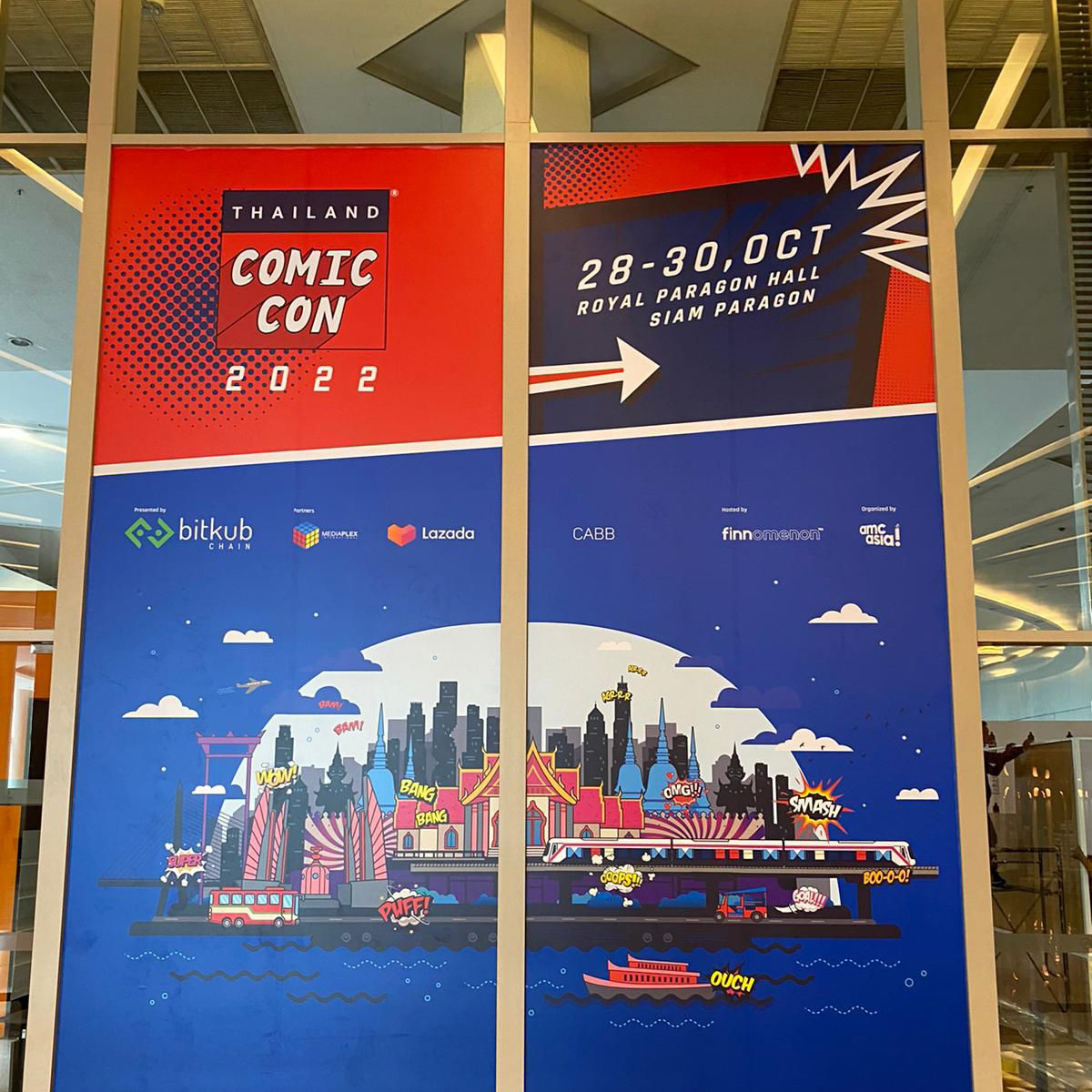 We would like to share images of our display at Thailand Comic Con 2022