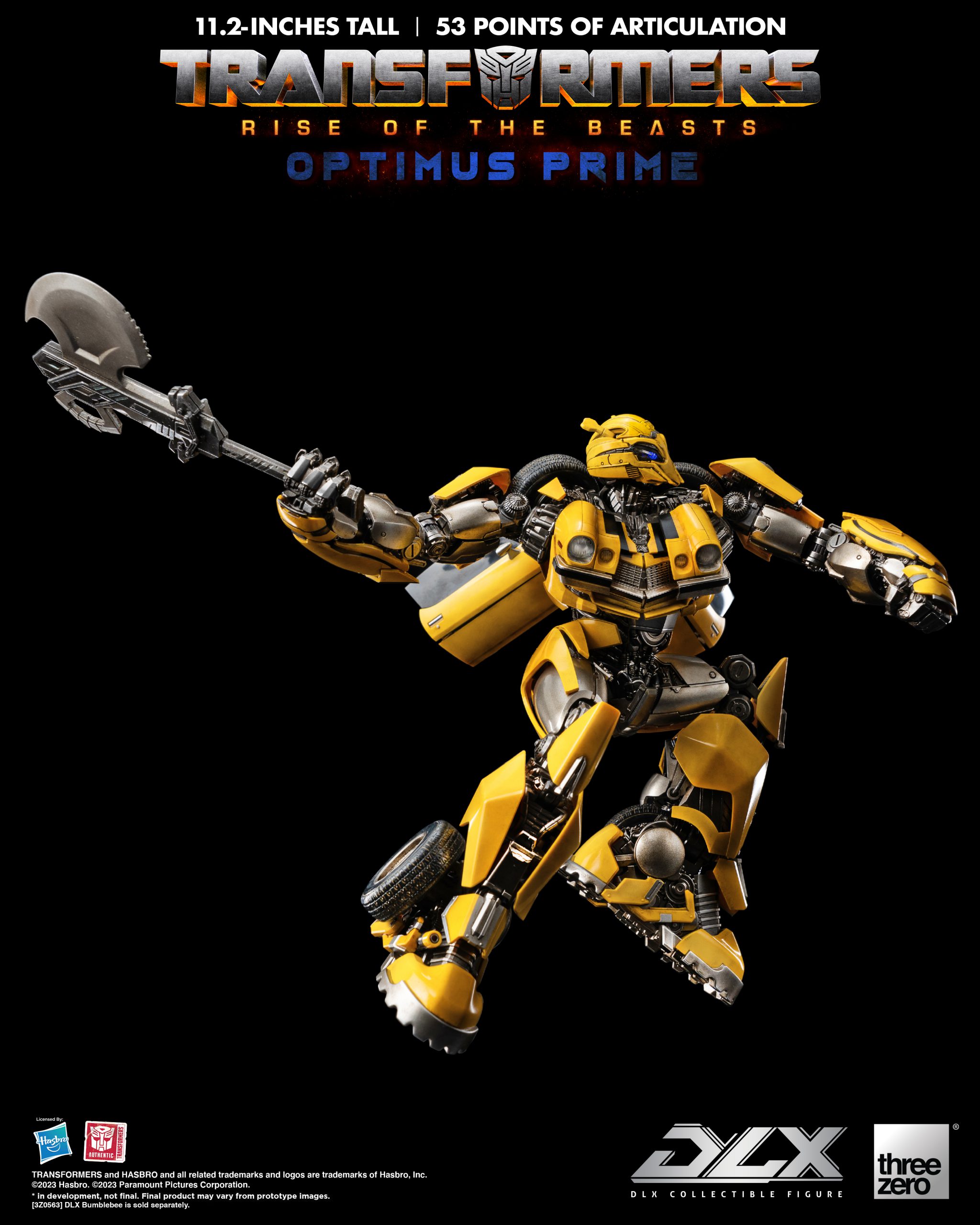 Threezero Transformers: Rise of The Beasts DLX Scale Series Bumblebee  3Z05630W0 Action Figure ⋆ 2DBeat Hobby Store