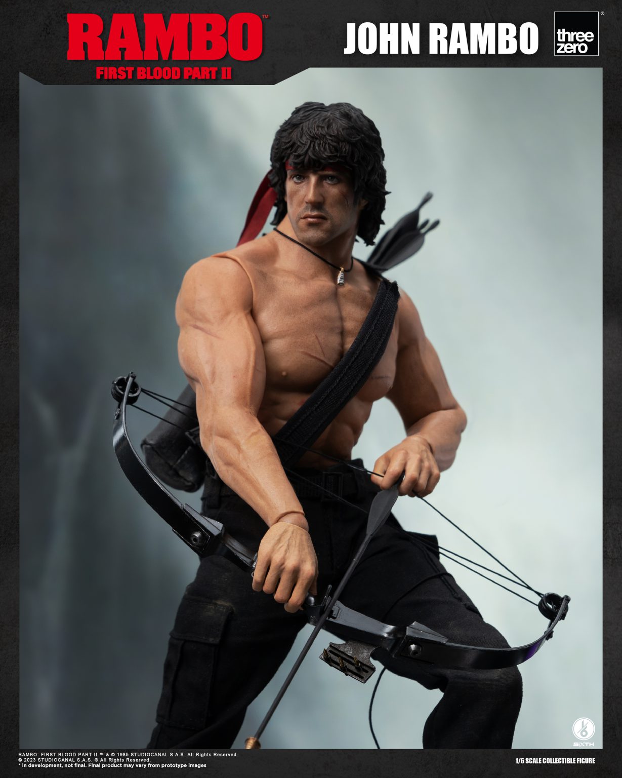 Rambo First Blood Part II1 6 John Rambo Threezero Store