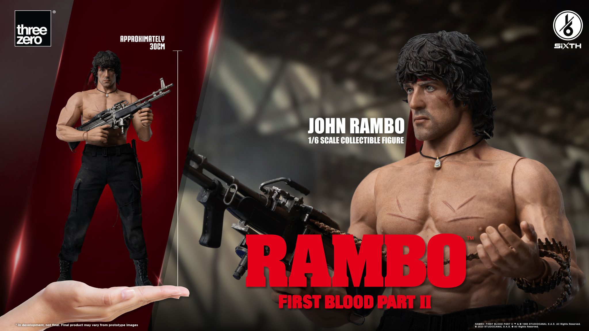 Rambo: First Blood Part II1/6 John Rambo – Threezero Store