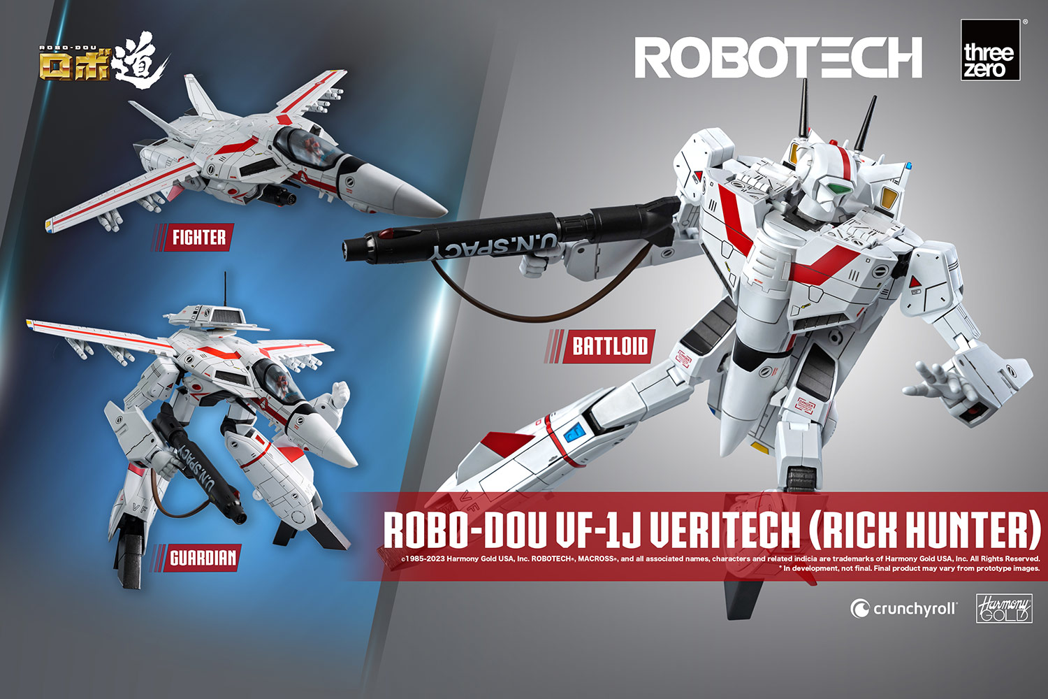 Robotech VF-1J Rick Hunter Figure Takes Flight with threezero’s ROBO ...