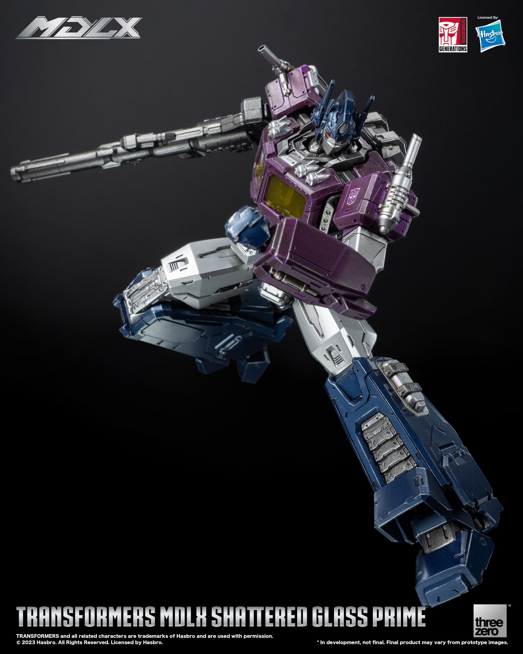 TransformersMDLX Shattered Glass Optimus Prime – threezero store