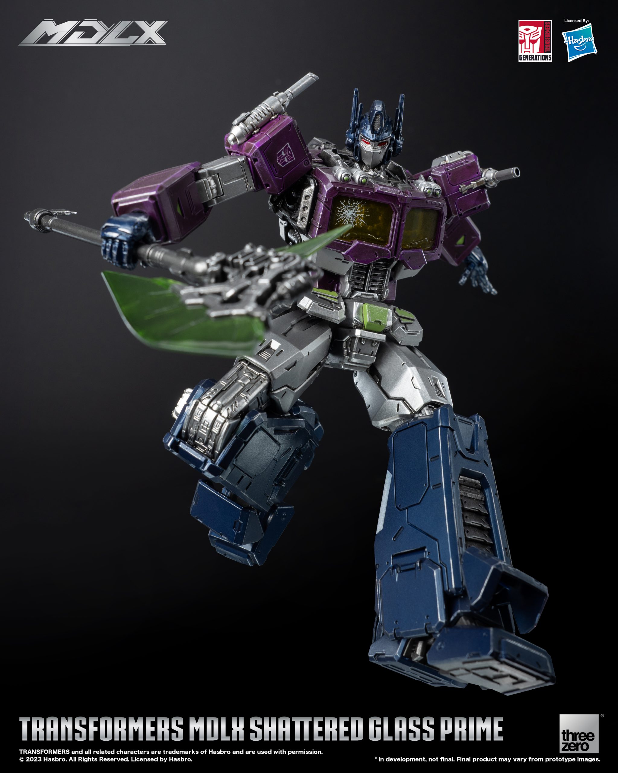 TransformersMDLX Shattered Glass Optimus Prime – threezero store